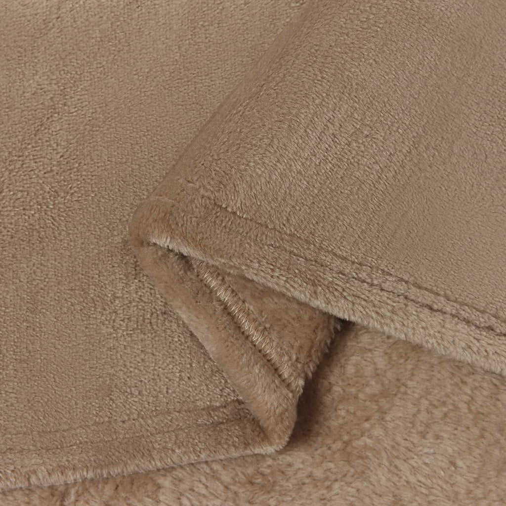 Coperte da Pile 6 pcs Cammello 130 x 150 cm Panno