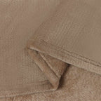 Coperte da Pile 6 pcs Cammello 150 x 200 cm Panno