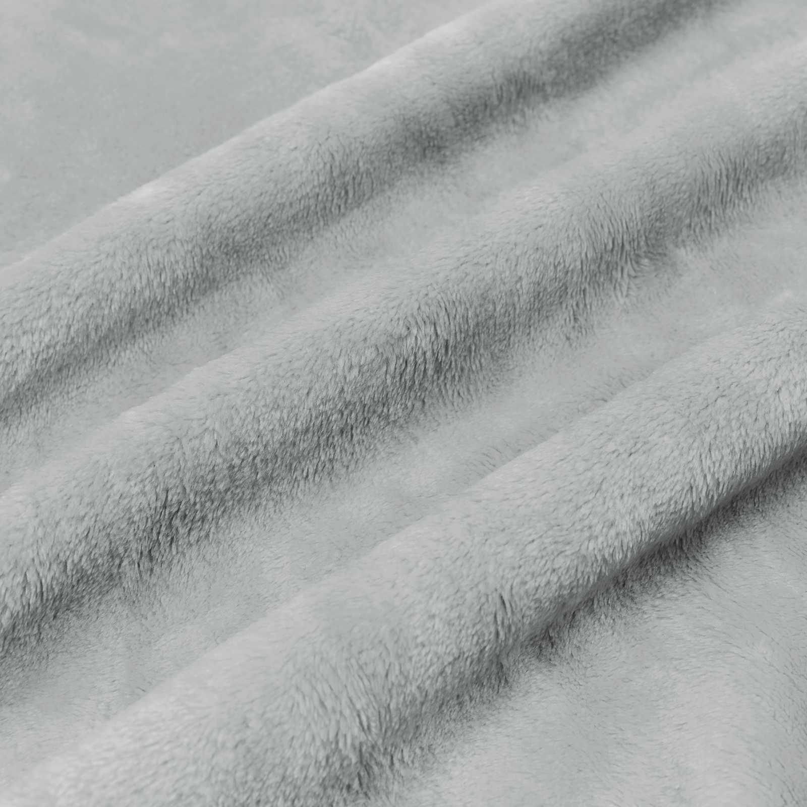 Coperte da Pile 6 pcs Grigio 130 x 150 cm Panno