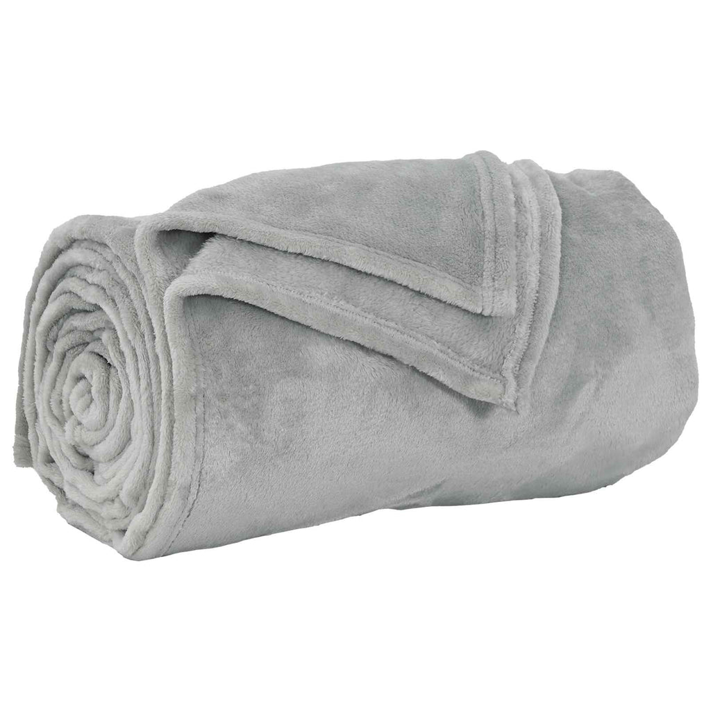 Coperte da Pile 6 pcs Grigio 130 x 150 cm Panno