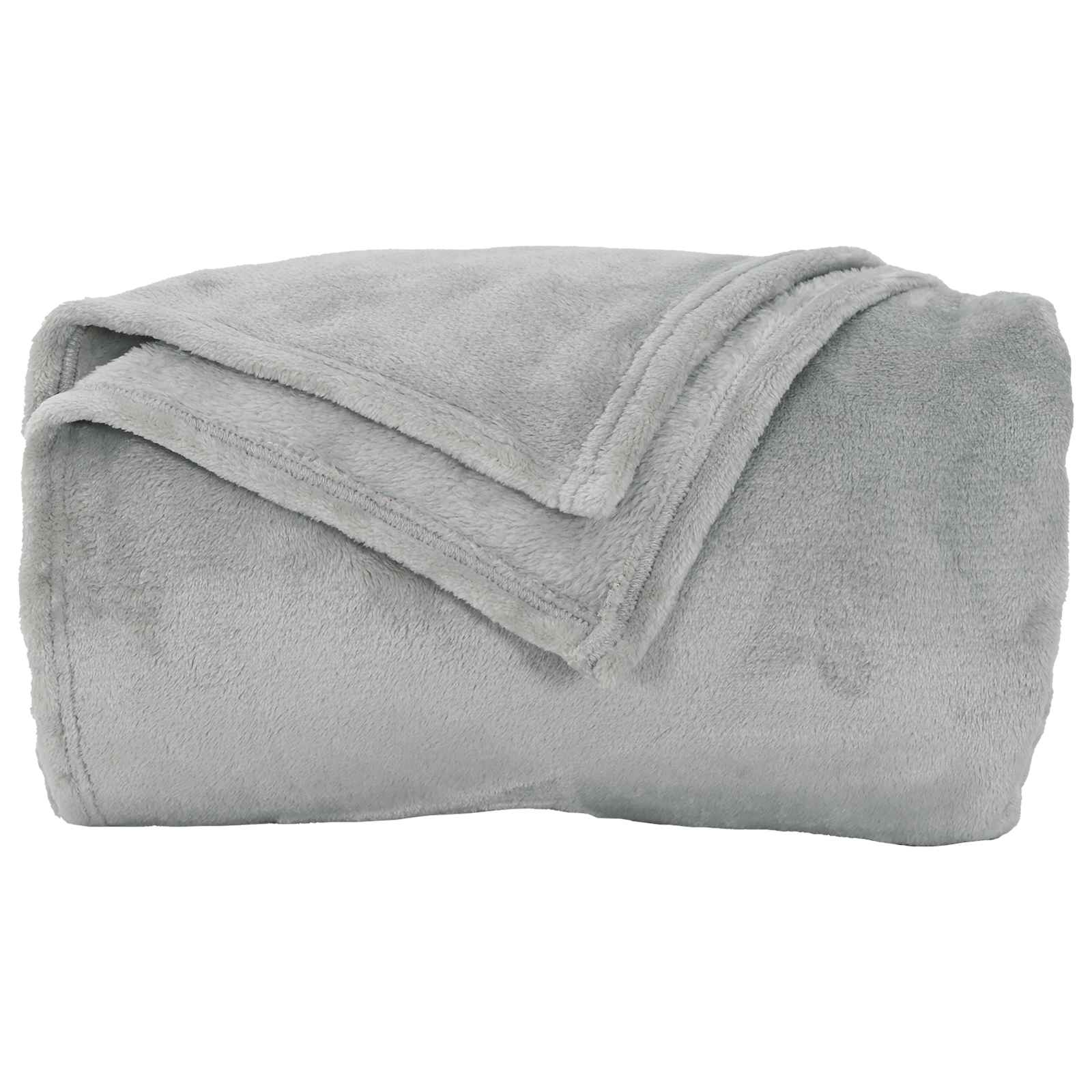 Coperte da Pile 6 pcs Grigio 150 x 200 cm Panno