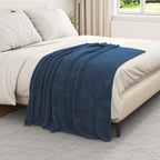 Coperte da Pile 6 pcs Blu navy 130 x 150 cm Panno