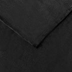 Coperte da Pile 6 pcs Nero 150 x 200 cm Panno