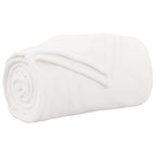 Coperte da Pile 6 pcs Bianco 150 x 200 cm Panno