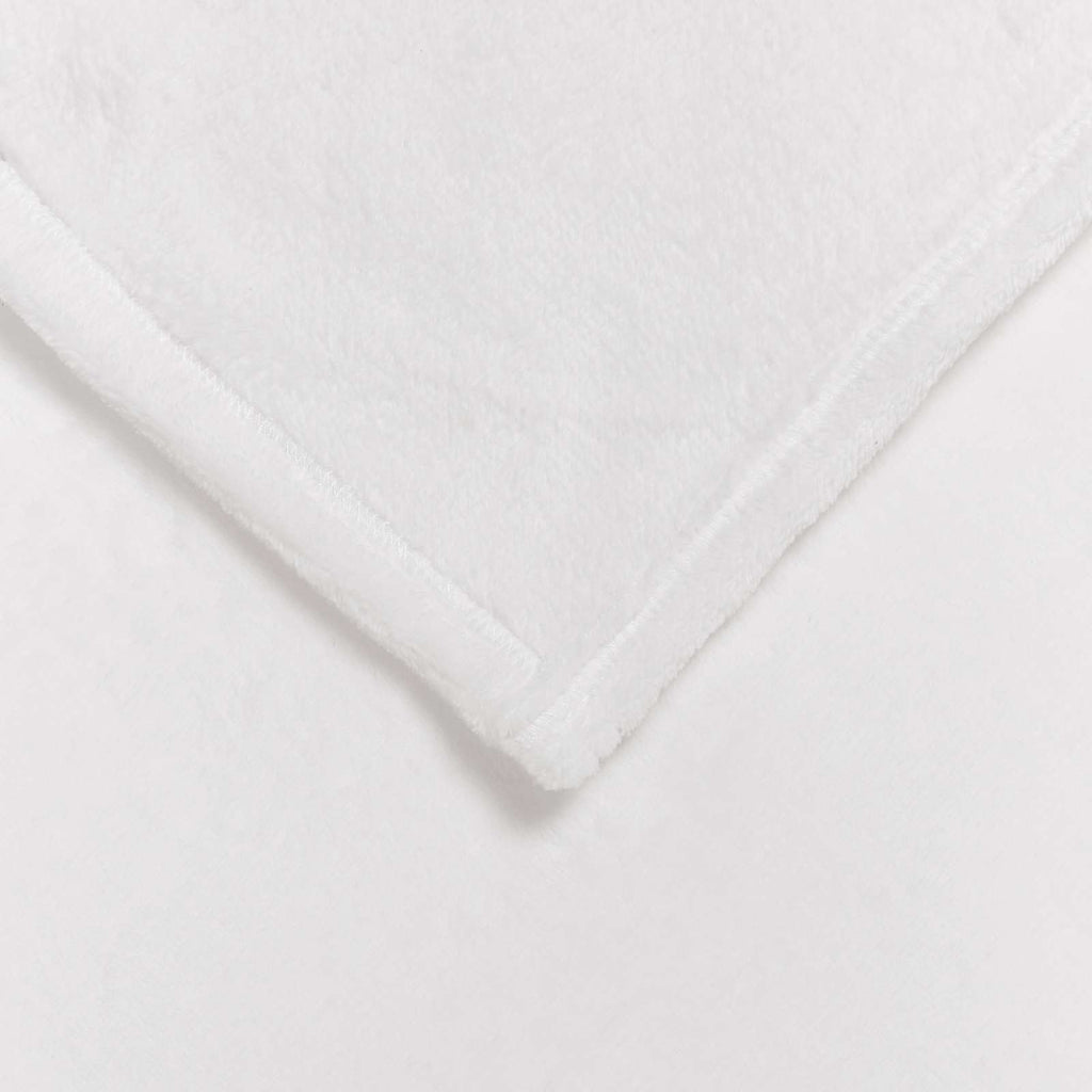 Coperte da Pile 6 pcs Bianco 240 x 270 cm Panno