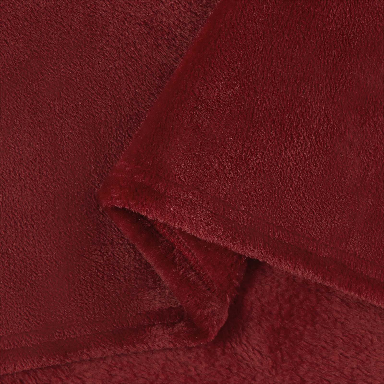 Coperte da Pile 6 pcs Rosso Bordeaux 150 x 200 cm Panno