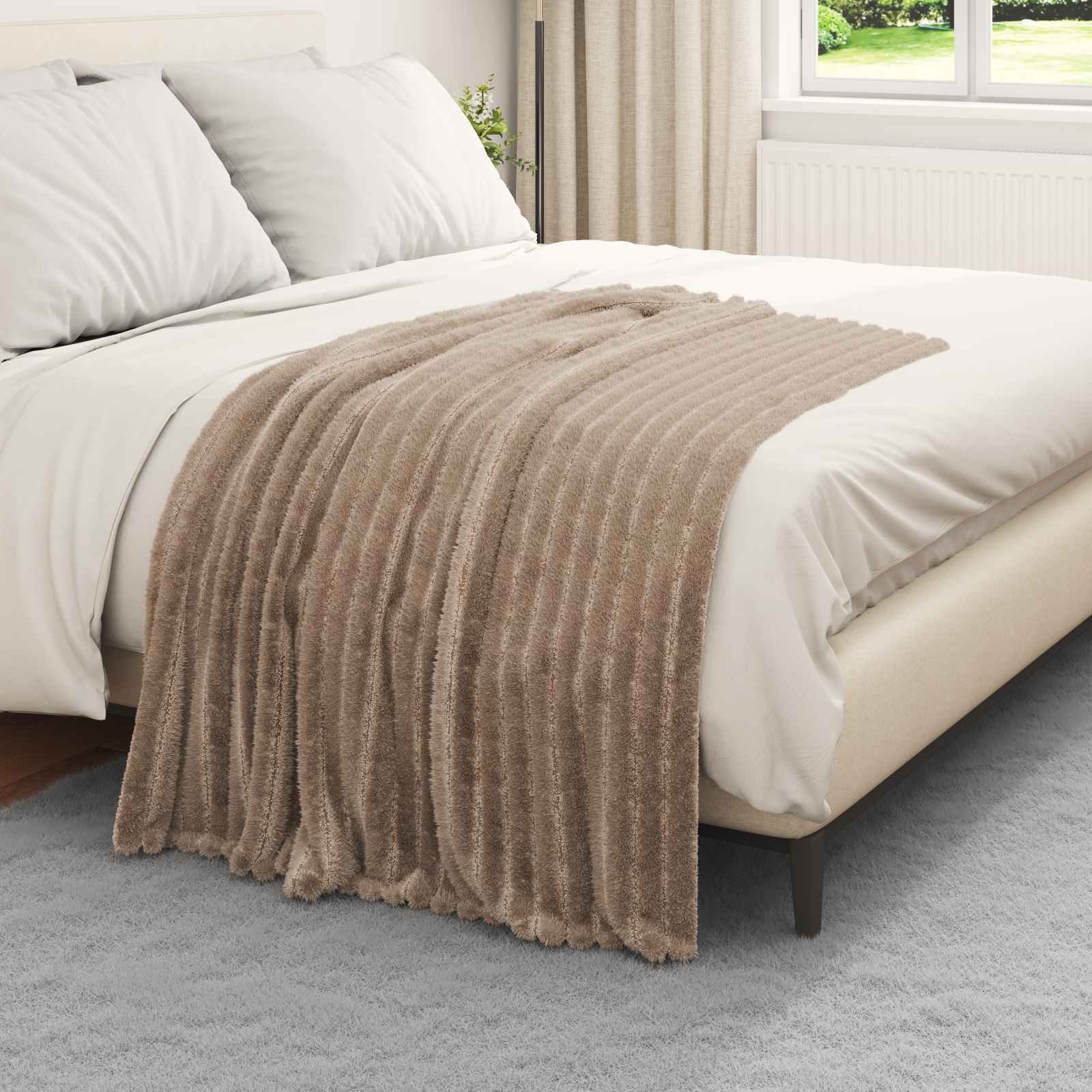 Coperta Cammello 150 x 130 cm Panno