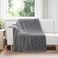 Coperta Grigio scuro 200 x 150 cm Panno