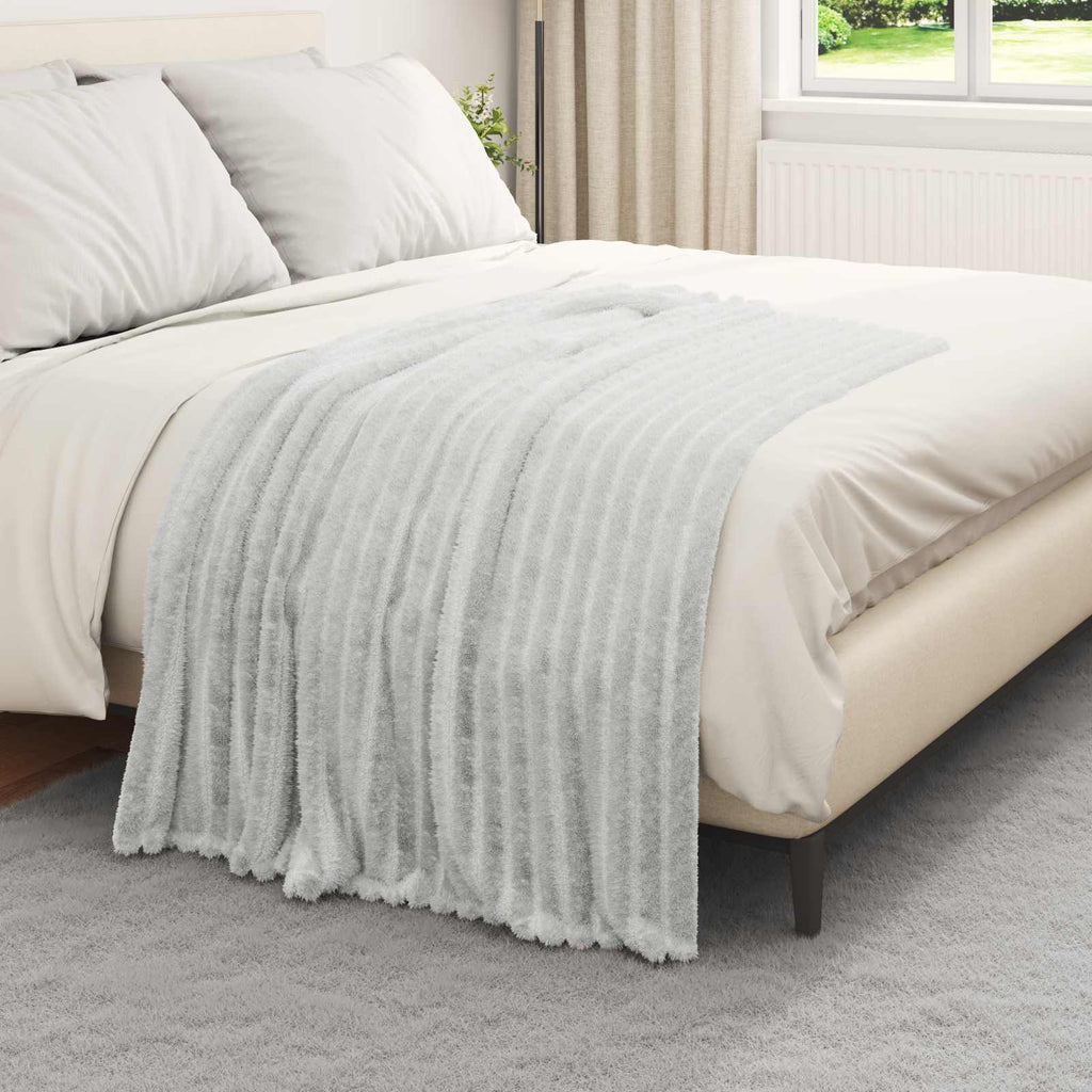 Coperta Grigio 150 x 130 cm Panno