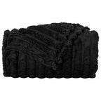 Coperta Nero 150 x 130 cm Panno