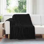 Coperta Nero 200 x 150 cm Panno