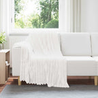 Coperta Bianco 150 x 130 cm Panno