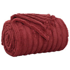 Coperta Rosso Bordeaux 240 x 220 cm Panno