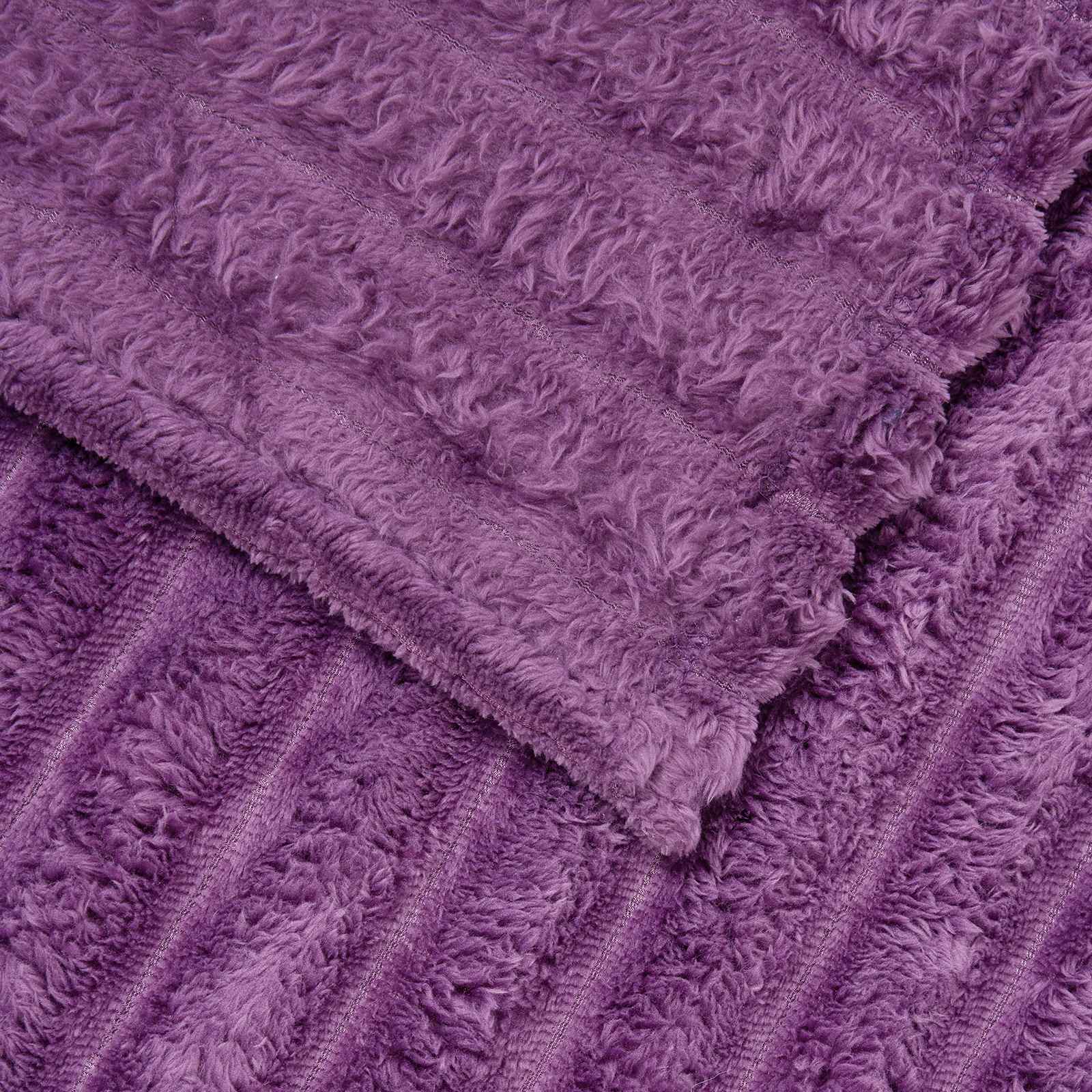 Coperta Viola 200 x 150 cm Panno