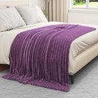 Coperta Viola 200 x 150 cm Panno