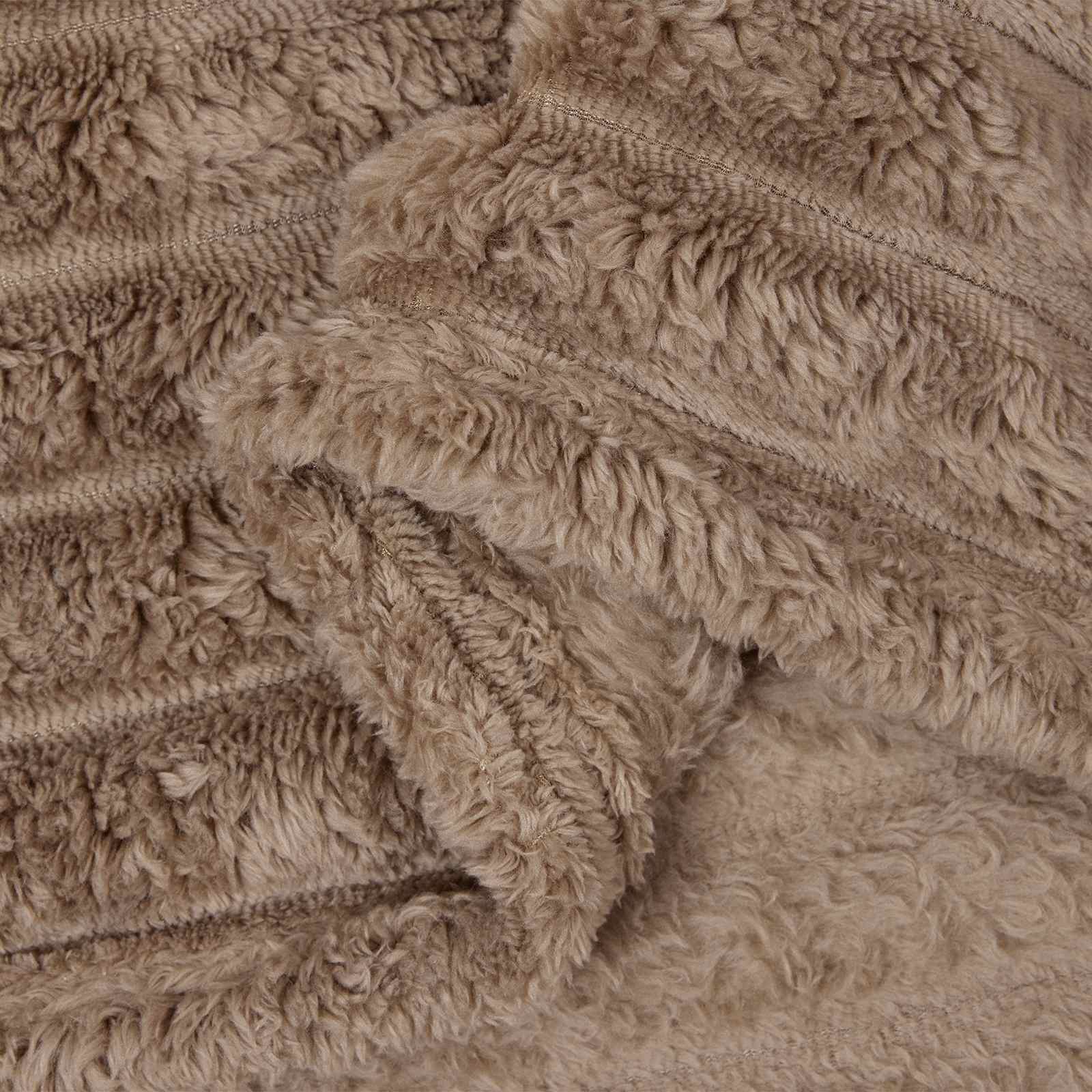 Coperte da Pile 6 pcs Cammello 240 x 220 cm Panno