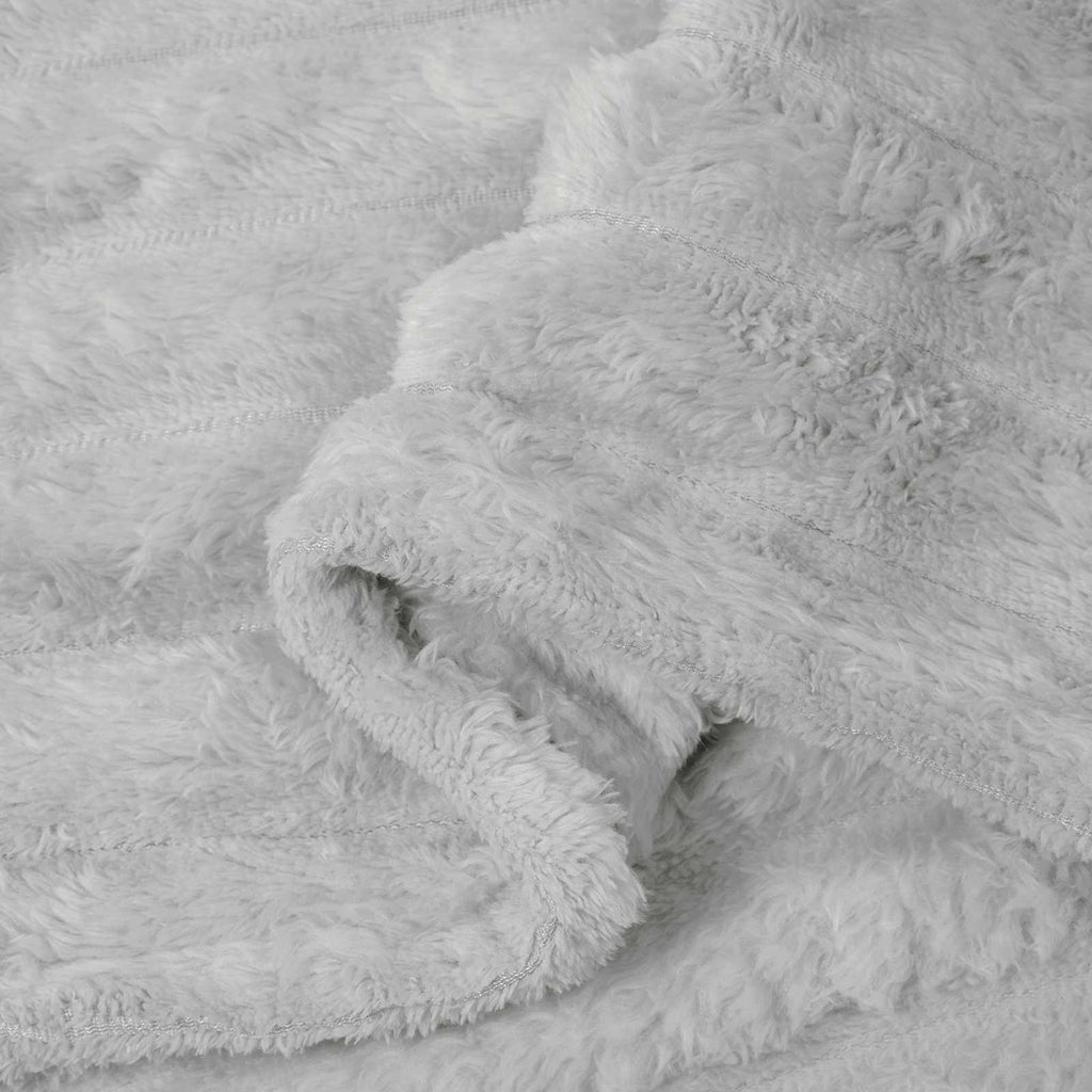 Coperte da Pile 6 pcs Grigio 240 x 220 cm Panno