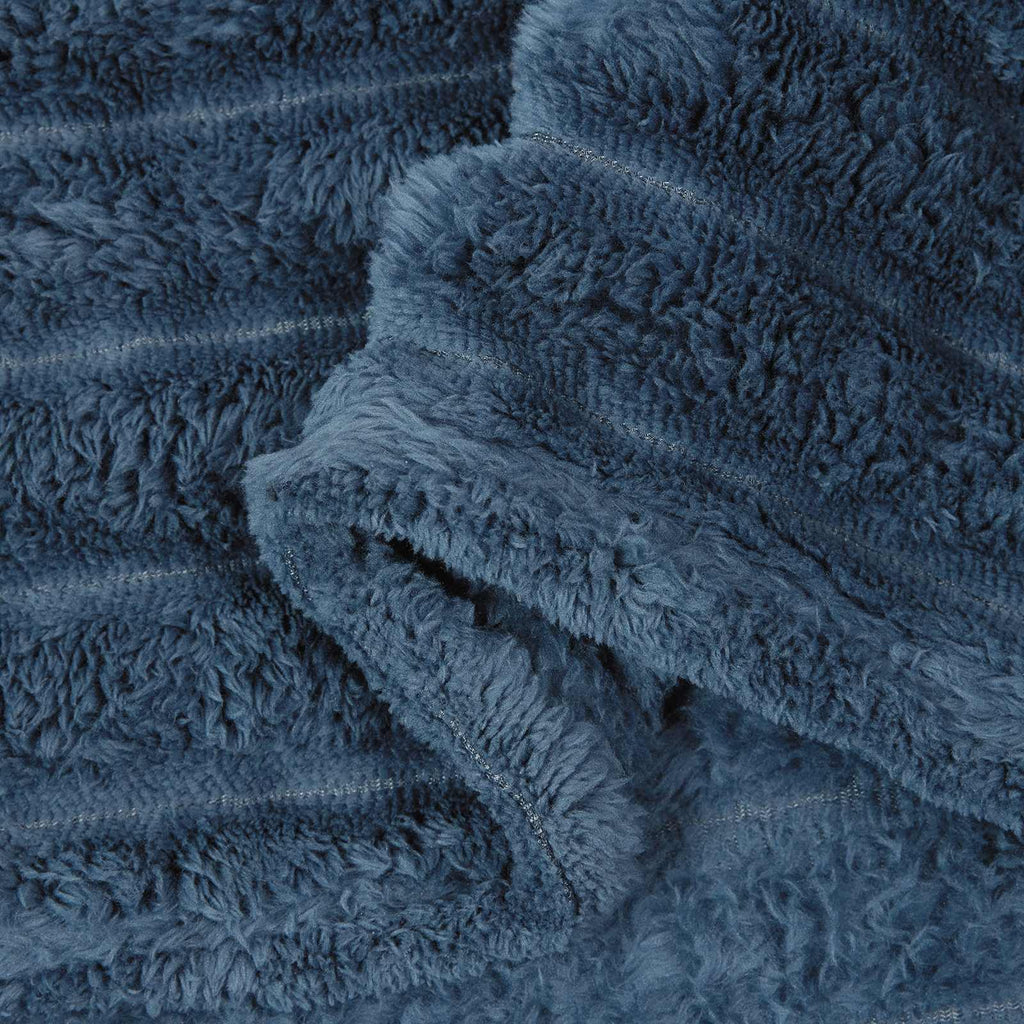 Coperte da Pile 6 pcs Blu navy 240 x 220 cm Panno