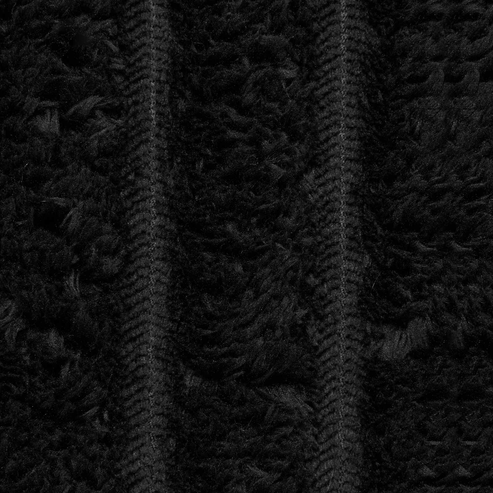 Coperte da Pile 6 pcs Nero 200 x 150 cm Panno