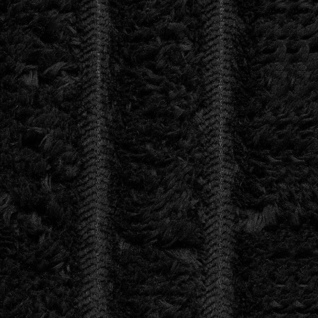 Coperte da Pile 6 pcs Nero 240 x 220 cm Panno