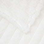 Coperte da Pile 6 pcs Bianco 200 x 150 cm Panno