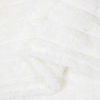 Coperte da Pile 6 pcs Bianco 270 x 240 cm Panno