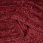 Coperte da Pile 6 pcs Rosso Bordeaux 150 x 130 cm Panno