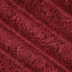 Coperte da Pile 6 pcs Rosso Bordeaux 150 x 130 cm Panno