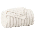 Coperte da Pile 6 pcs Crema 150 x 130 cm Panno