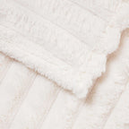 Coperte da Pile 6 pcs Crema 200 x 150 cm Panno