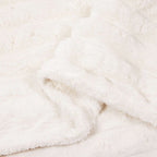 Coperte da Pile 6 pcs Crema 200 x 150 cm Panno