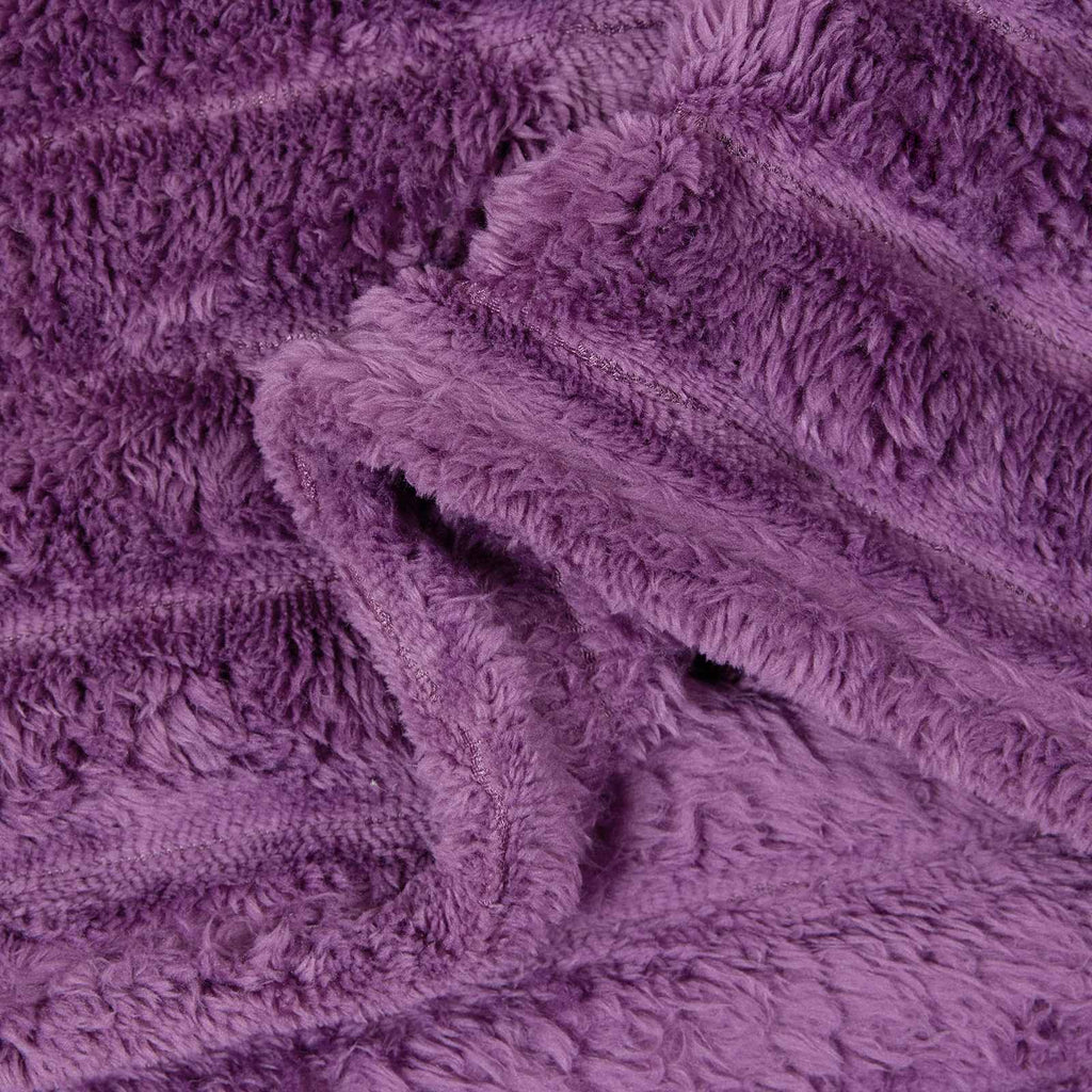Coperte da Pile 6 pcs Viola 200 x 150 cm Panno