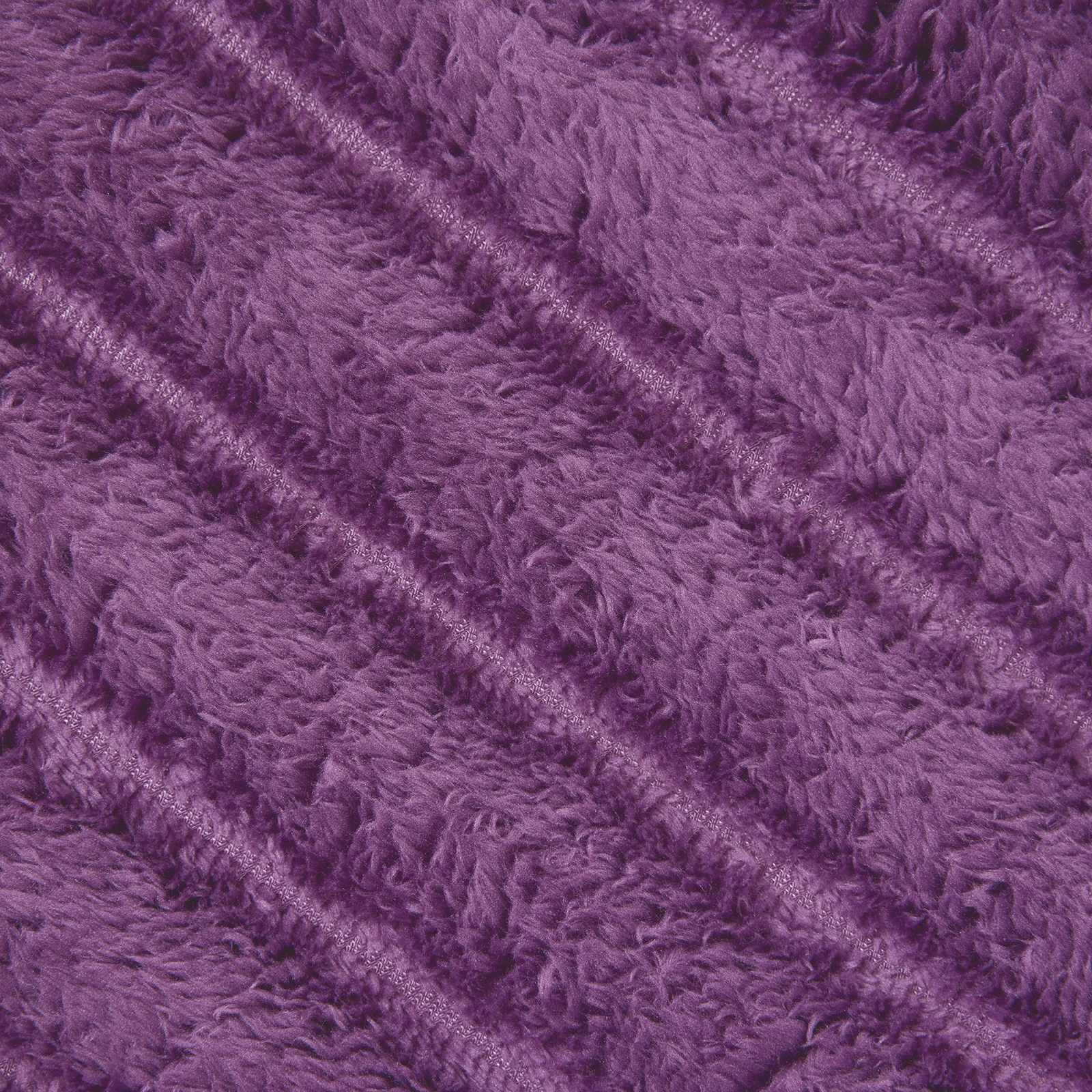 Coperte da Pile 6 pcs Viola 240 x 220 cm Panno