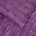 Coperte da Pile 6 pcs Viola 270 x 240 cm Panno