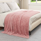 Coperte da Pile 6 pcs Rosa 200 x 150 cm Panno
