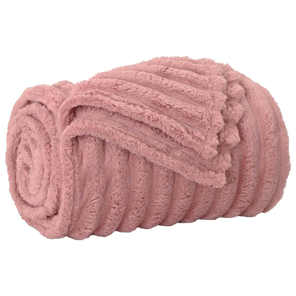 Coperte da Pile 6 pcs Rosa 200 x 150 cm Panno