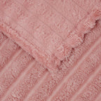 Coperte da Pile 6 pcs Rosa 240 x 220 cm Panno