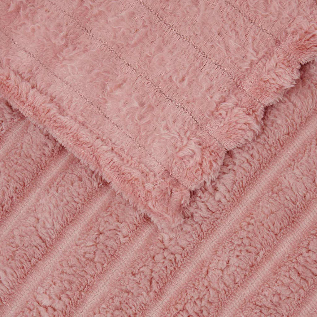 Coperte da Pile 6 pcs Rosa 270 x 240 cm Panno