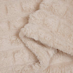 Coperta Beige 150 x 130 cm Panno