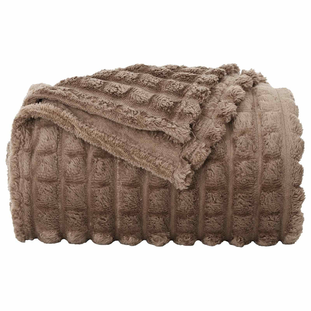 Coperta Cammello 270 x 240 cm Panno