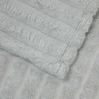 Coperta Grigio 150 x 130 cm Panno
