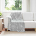 Coperta Grigio 150 x 130 cm Panno