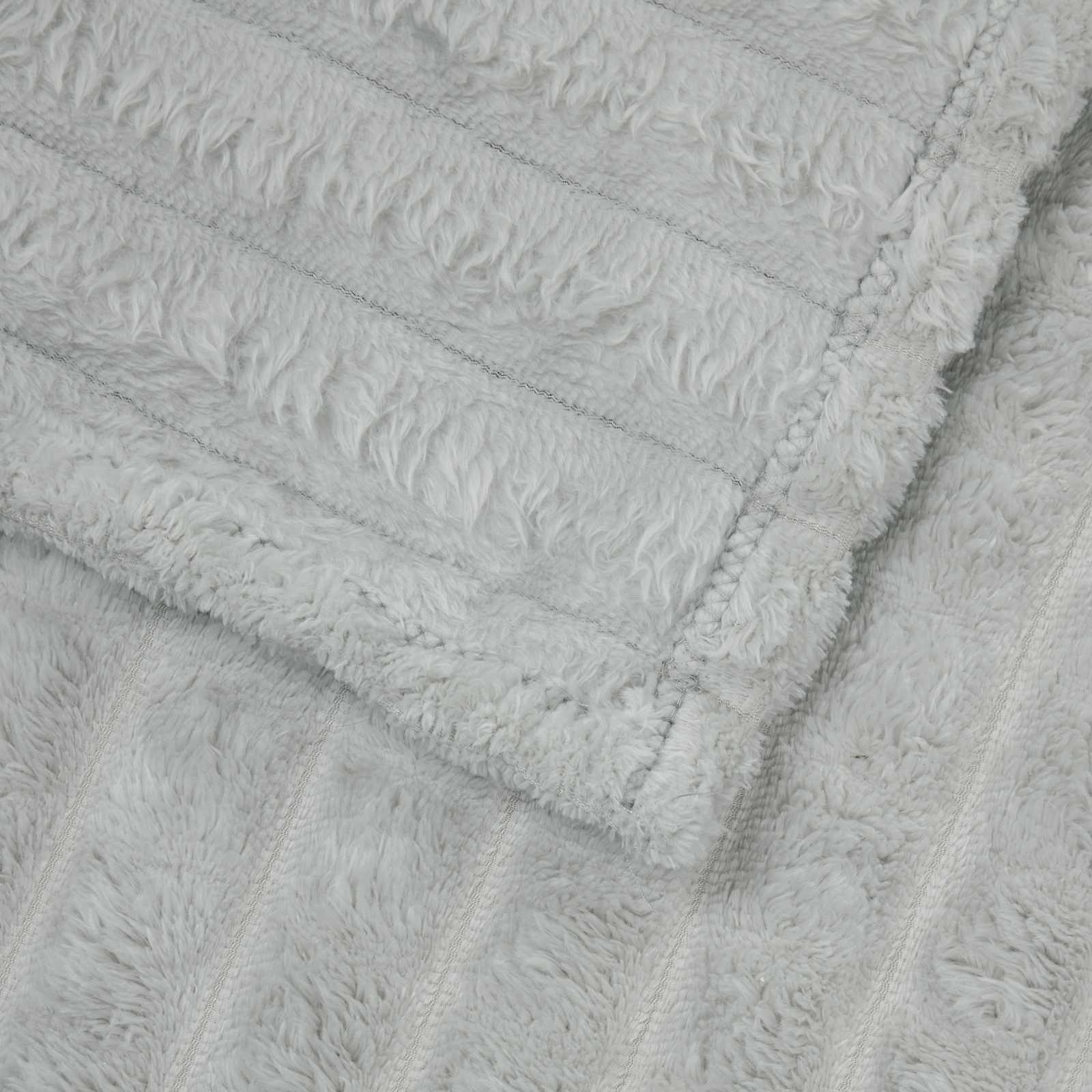 Coperta Grigio 240 x 220 cm Panno