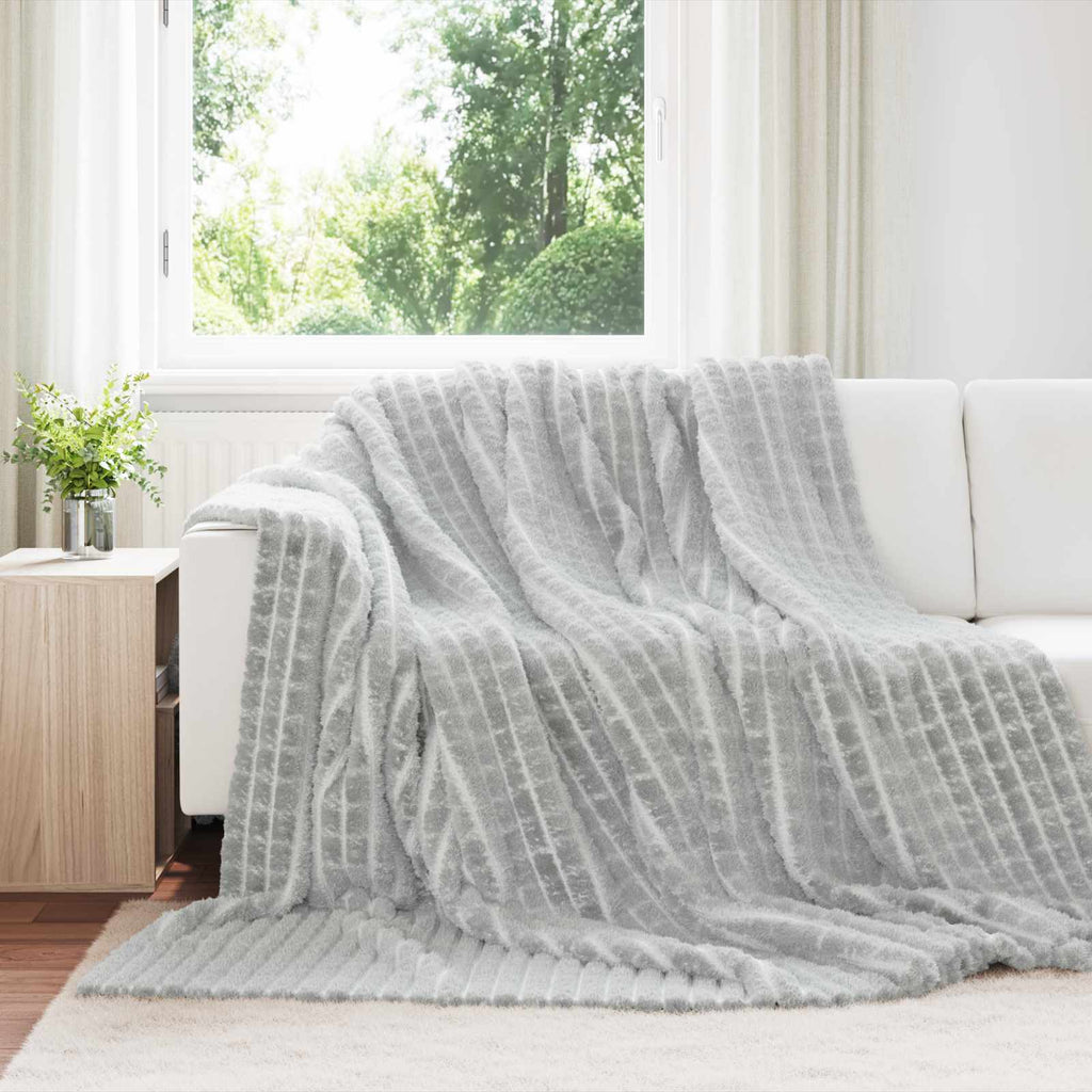 Coperta Grigio 270 x 240 cm Panno