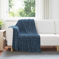 Coperta Blu navy 150 x 130 cm Panno