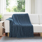 Coperta Blu navy 200 x 150 cm Panno