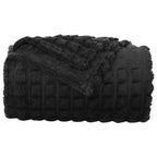Coperta Nero 200 x 150 cm Panno