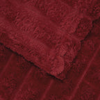 Coperta Rosso Bordeaux 150 x 130 cm Panno