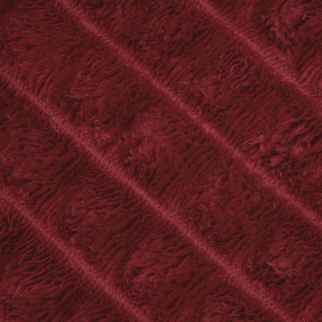 Coperta Rosso Bordeaux 150 x 130 cm Panno