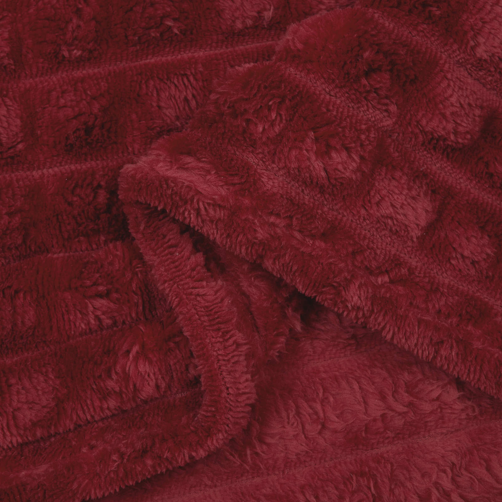Coperta Rosso Bordeaux 240 x 220 cm Panno